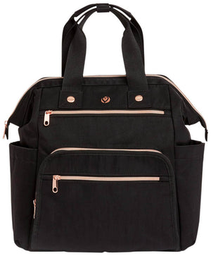 Black Bella Backpack w/ Black Straps Lavie Scrubs