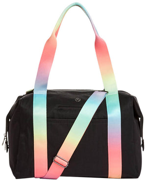 Black w/rainbow straps Madison Duffel Lavie Scrubs