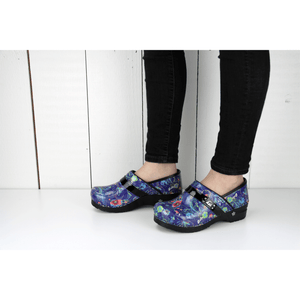 Sanita Secret Garden Multicolor Clog  Lavie Scrubs