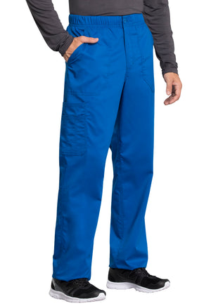 Royal Blue WW Revolution Tech Men's Mid Rise Straight Leg Zip Fly Pant Lavie Scrubs
