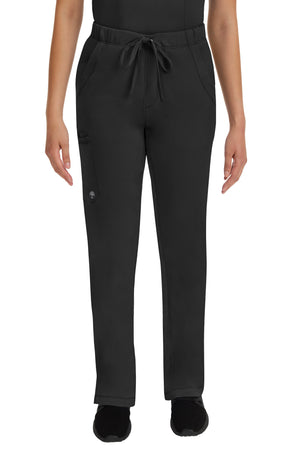 Black Healing Hands Rebecca Drawstring Pant-Regular fit Lavie Scrubs