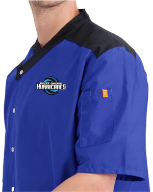 Inlet Grove Royal Blue Chef Coat - Men's