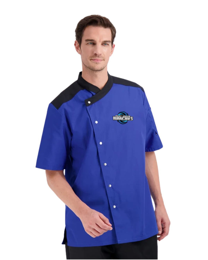 Inlet Grove Royal Blue Chef Coat - Men's