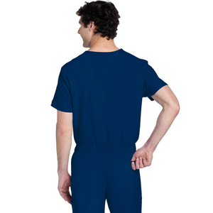 Starlen College Navy Unisex Scrub Top