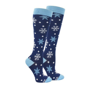 Snowflakes Compression Socks