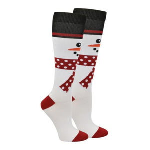Snowman Compression Socks