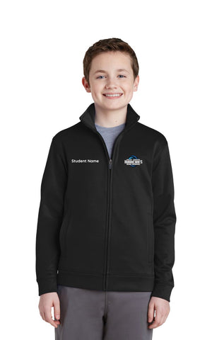 Youth Sport-Wick Fleece Full-Zip Jacket (School Logo and Student Name)