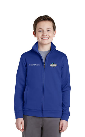 Youth Sport-Wick Fleece Full-Zip Jacket (School Logo and Student Name)