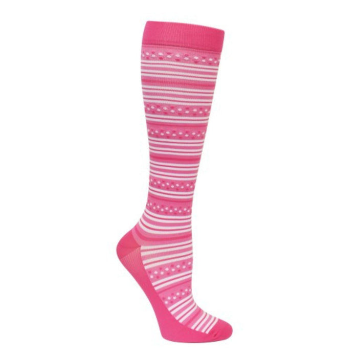 Pink Fairy Stripes Compression Socks