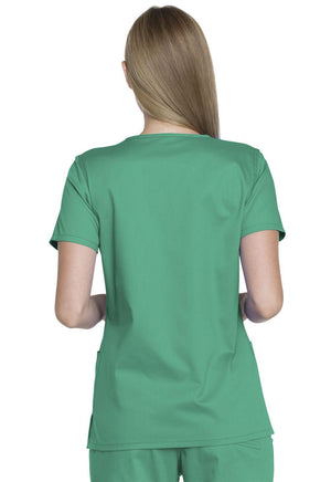 GD600 Genuine Dickies V-Neck Top in Surgical Green
