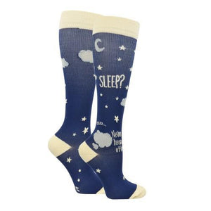 Sleep? Never heard Of It Compression Socks