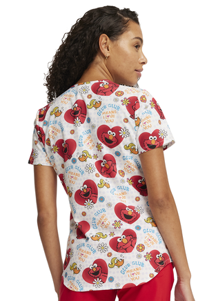 Glub Glub Elmo Valentine's Day V Neck