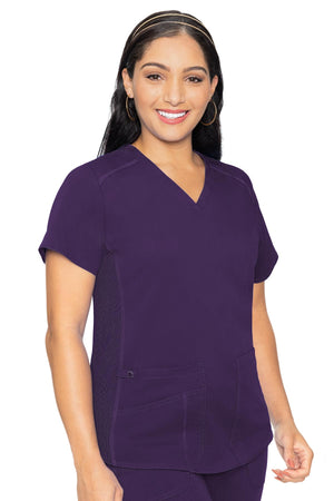 7459 V-Neck Shirttail Top