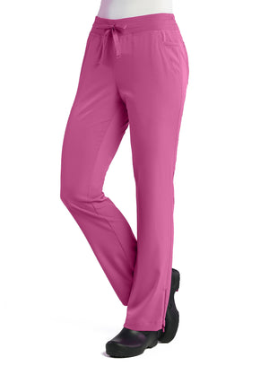 Raspberry Rose Maevn's Pure Ladies Modern Yoga Pants Lavie Scrubs