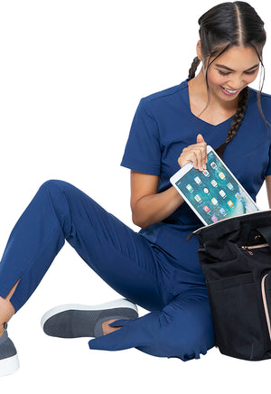 Black Bella Backpack w/ Black Straps Lavie Scrubs