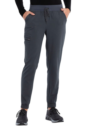Pewter Euphoria Mid Rise Jogger Lavie Scrubs