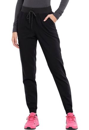 Black Euphoria Mid Rise Jogger Lavie Scrubs