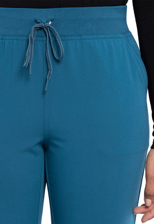 Caribbean Blue Euphoria Mid Rise Jogger Lavie Scrubs