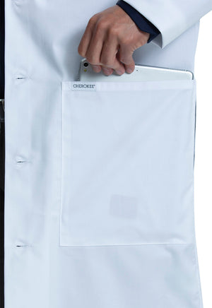 Men's Lab Coat in White 38" Lavie Scrubs