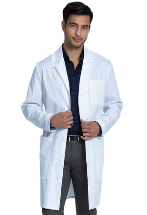 Men's Lab Coat in White 38" Lavie Scrubs