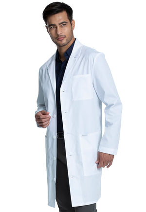 Men's Lab Coat in White 38" Lavie Scrubs
