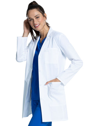 Lab Coat in White 33" Lavie Scrubs