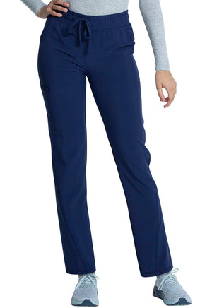 Navy Allura Mid Rise Tapered Leg Drawstring Pant Lavie Scrubs
