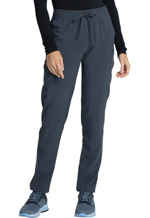 Pewter Allura Mid Rise Tapered Leg Drawstring Pant Lavie Scrubs