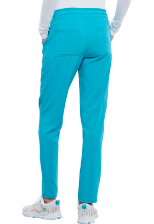 Teal Allura Mid Rise Tapered Leg Drawstring Pant Lavie Scrubs