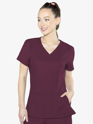 Wine Insight Side Pocket Top Lavie Scrubs
