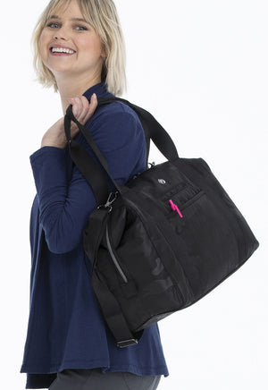 Madison Duffel Black Camo Lavie Scrubs