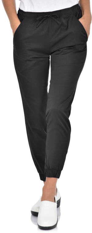 Black 1403 Mini Marilyn 4 way Stretch Elastic Waistband 4 pocket jogger pants Lavie scrubs