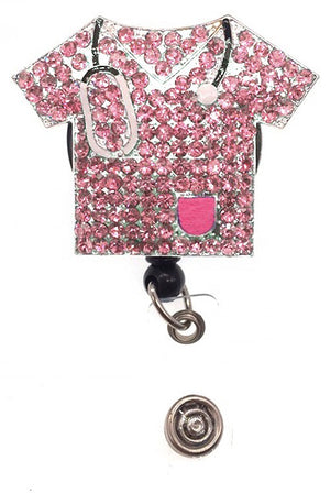 Dazzle Retractable Badge Reel - Scrub Top Lavie Scrubs