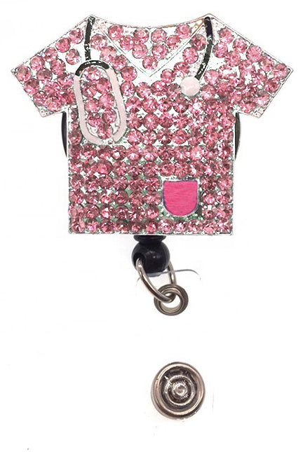 Dazzle Retractable Badge Reel - Scrub Top