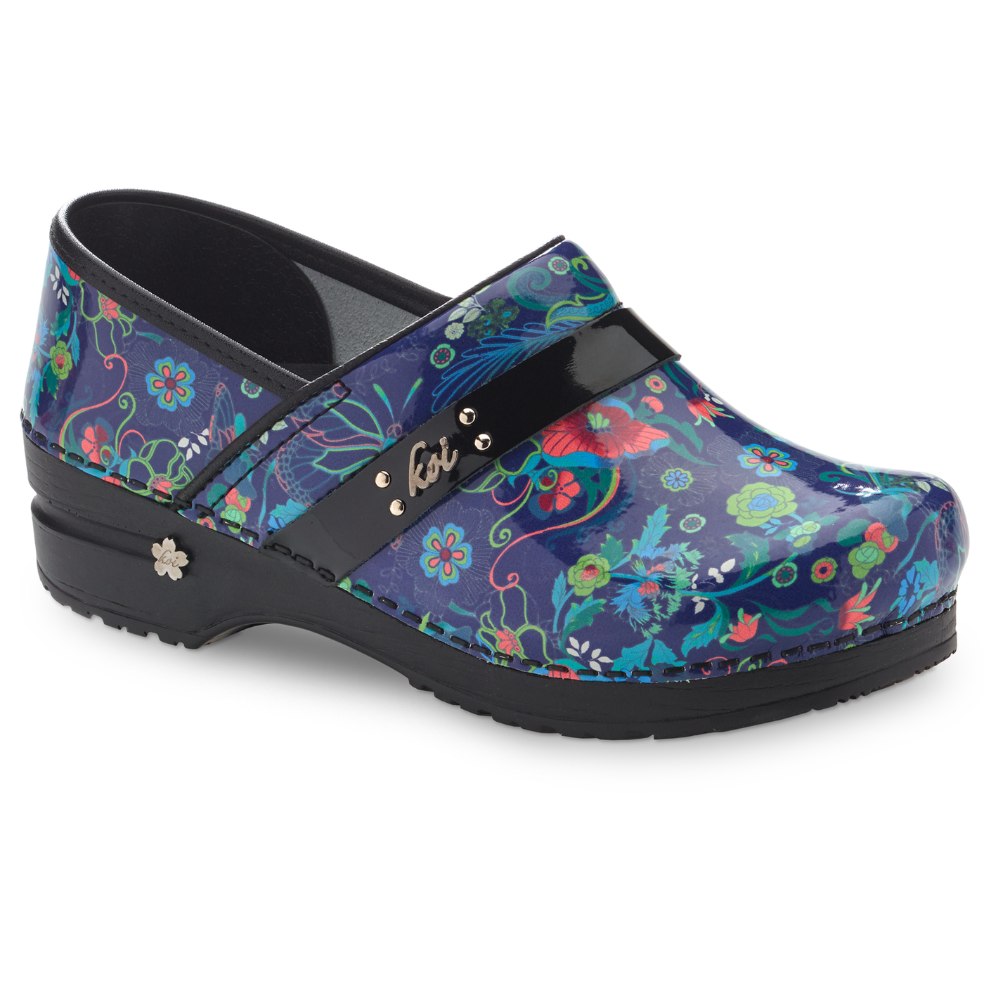Sanita Secret Garden Multicolor Clog Lavie Scrubs