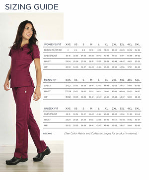 Tropical Paradise Printed Curved V-Neck Top Lavie Scrubs