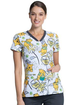 Rumbly in my Tummy V-Neck Top Lavie Scrubs