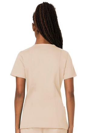 Khaki WW Revolution V-Neck Top Lavie Scrubs