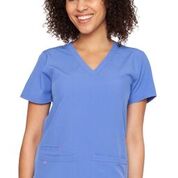 Ceil blue, Racerback Shirttail Top, Lavie Scrubs 