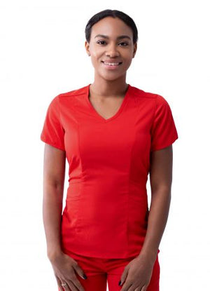 Apple Adar Women's Modern V-Neck Scrub Top Lavie Scrubs