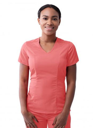 Raptor Rose Adar Women's Modern V-Neck Scrub Top Lavie Scrubs