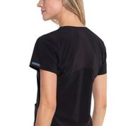 Black, Racerback Shirttail Top, Lavie Scrubs 